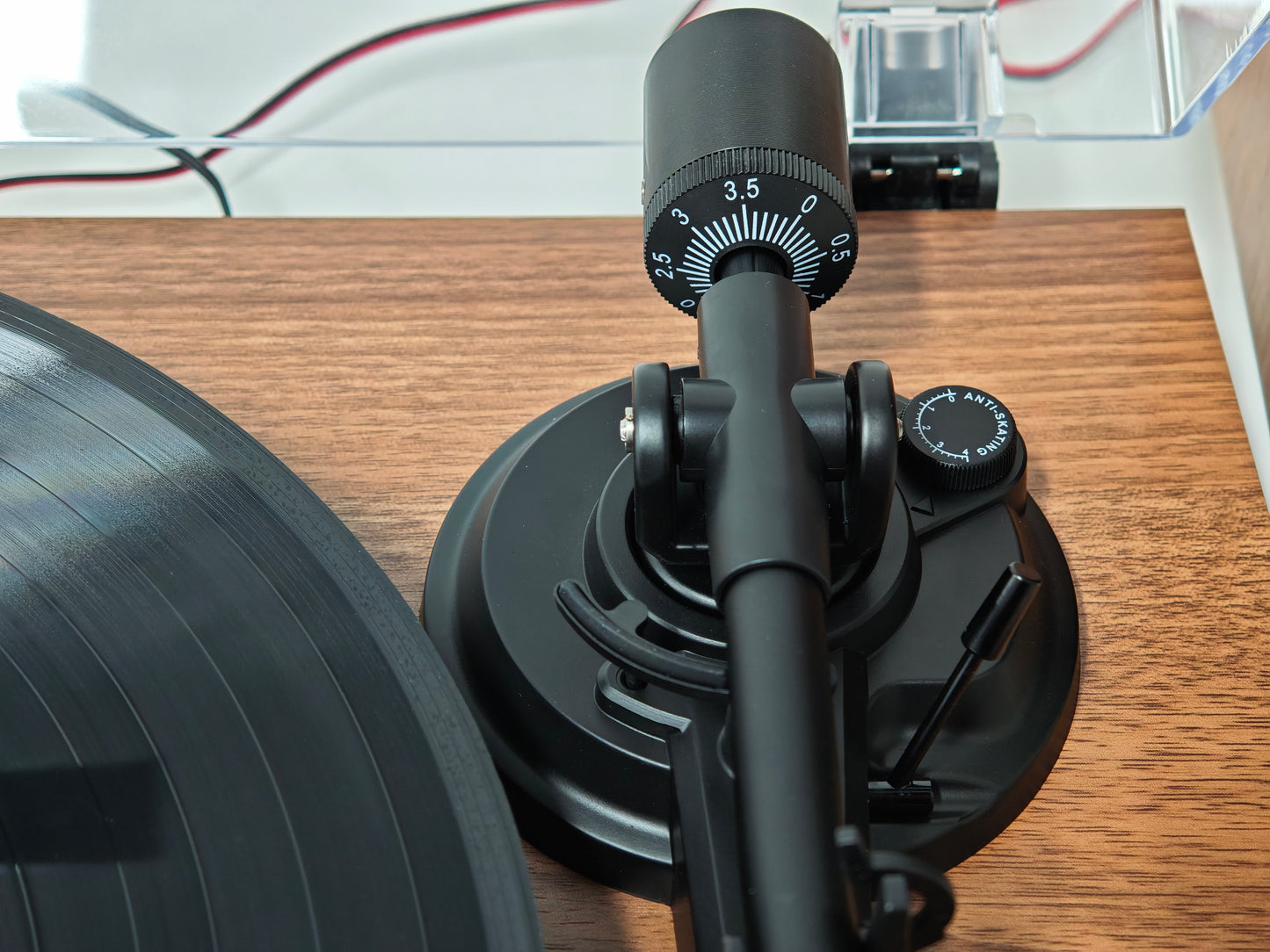 QlearSoul SoulBox S1 Vinyl Record Player with Stereo Speakers Tonearm