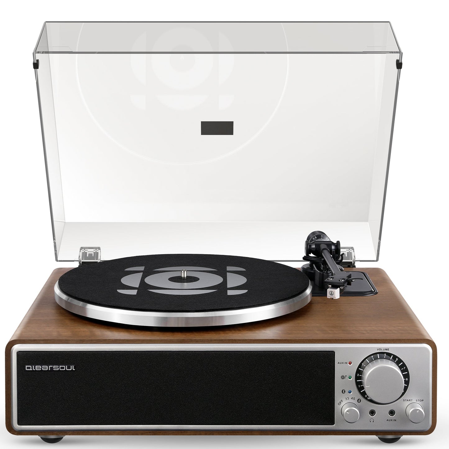QlearSoul ONE-Q Vinyl Record Player Walnut main picture  2000x2000_20241108