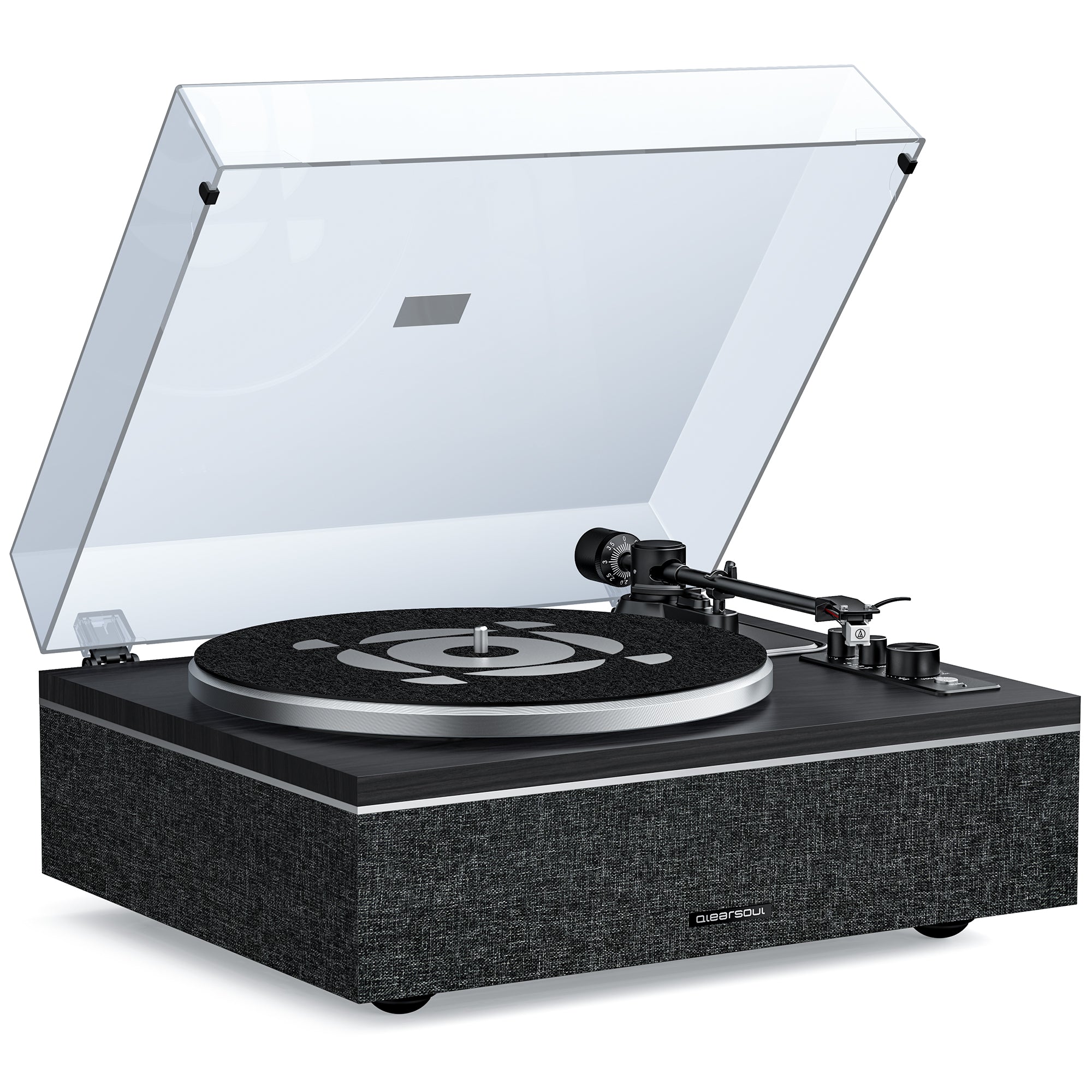 Qlearsoul ONE-S Vinyl Record Player with Bluetooth Input/Output, All-i