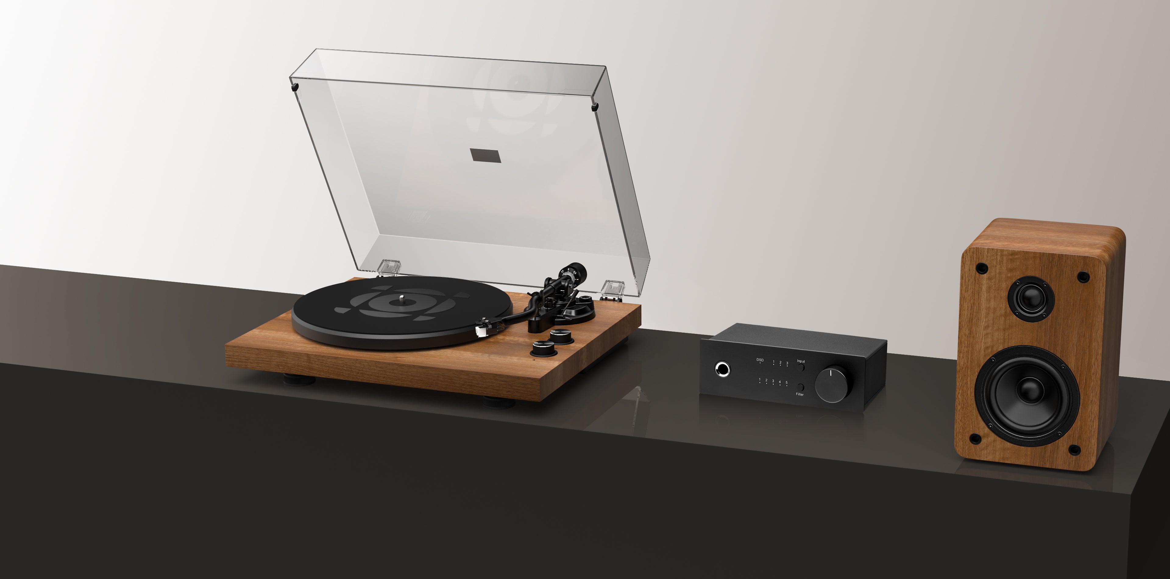 clearsoul　CD Amazon.com: ONE-Q All-in-one Vinyl Record Player with