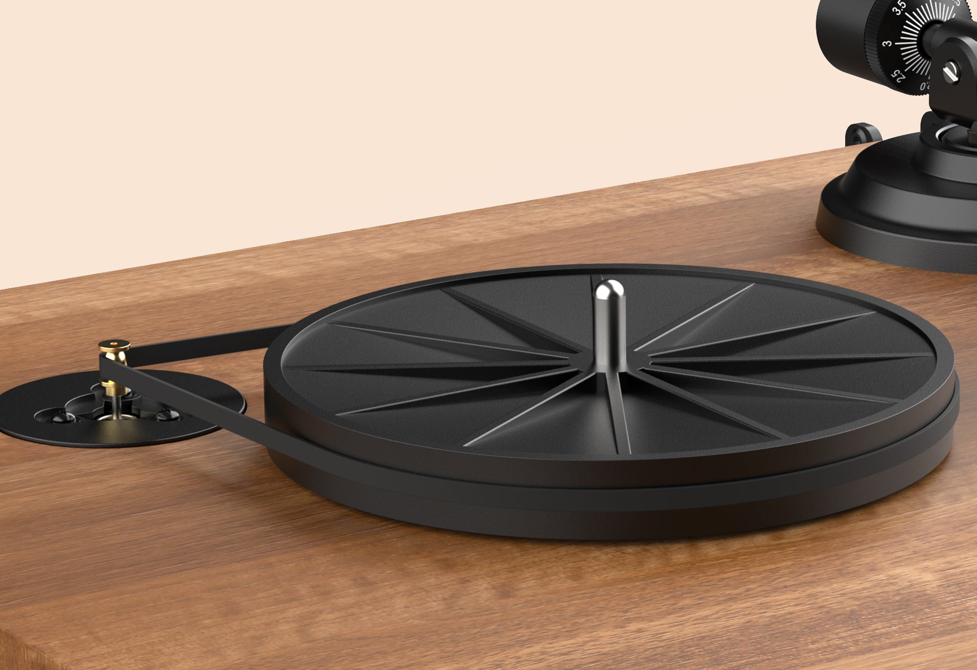 Qlearsoul SoulBox S1 Vinyl Record Player with Stereo Speakers DC motor Precision Belt-Drive System for accurate speed control and reduced resonance 2000*1372