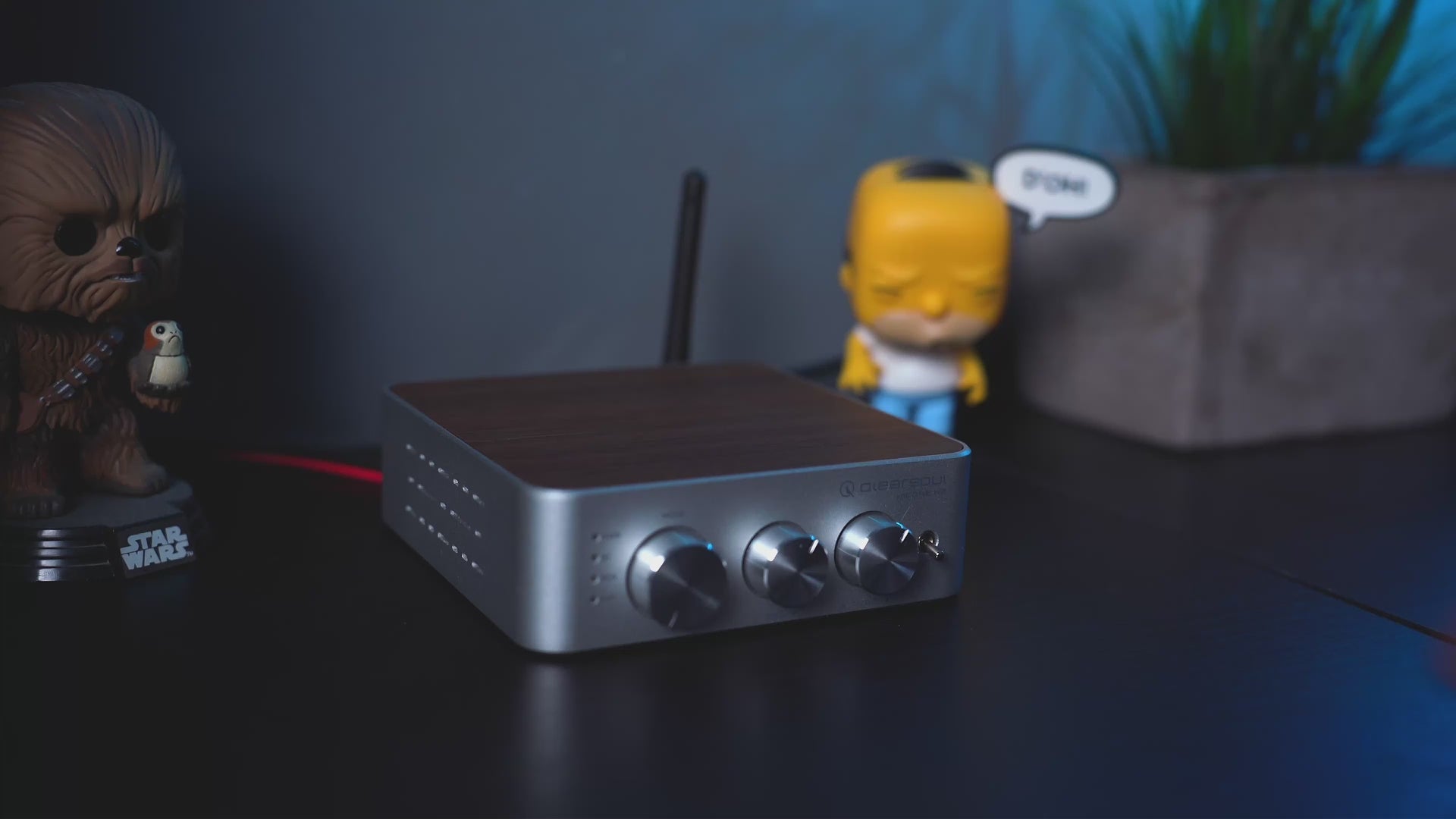 Qlearsoul HiCore H2 Bluetooth Hi-Fi Stereo Power Amplifier for Passive Speakers, Lifestyle Video